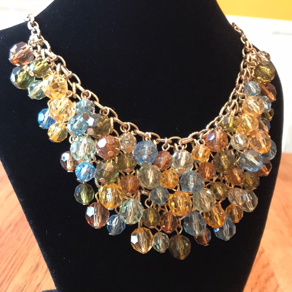 Beaded Bib Necklace